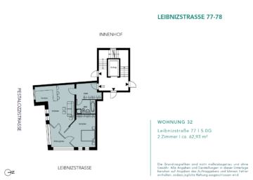 Vermietete und charmante 2 Zimmerwohnung in der City West, 10625 Berlin, Etagenwohnung