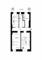 Zum Sofortbezug - Schöne Altbauwohnung am Volkspark Friedrichshain - Grundriss Bsp.möblierung